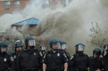 97.7 / 98.3 KWIN - Baltimore riots: Security beefed up, cleanup.