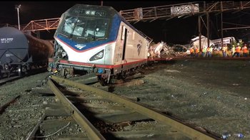 Who were the victims of the Amtrak derailment? | WICC-AM