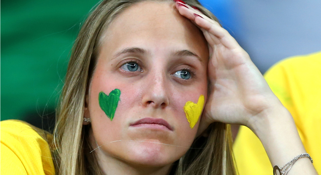 بالصور.. صدمة الجماهير البرازيلية بعد أهداف ألمانيا  - CNNArabic.com