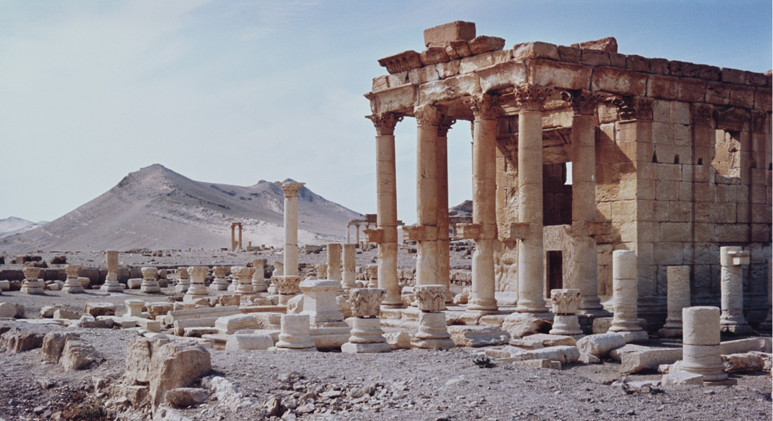 سوريا:  داعش  يدمر معبد  بعلشمين  في تدمر  - CNNArabic.com