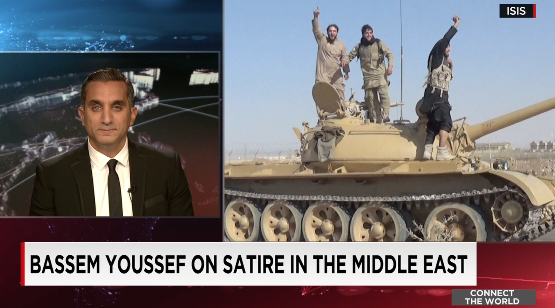 باسم يوسف لـCNN: السخرية سلاح قوي في وجه مايقوم به داعش - CNNArabic.com