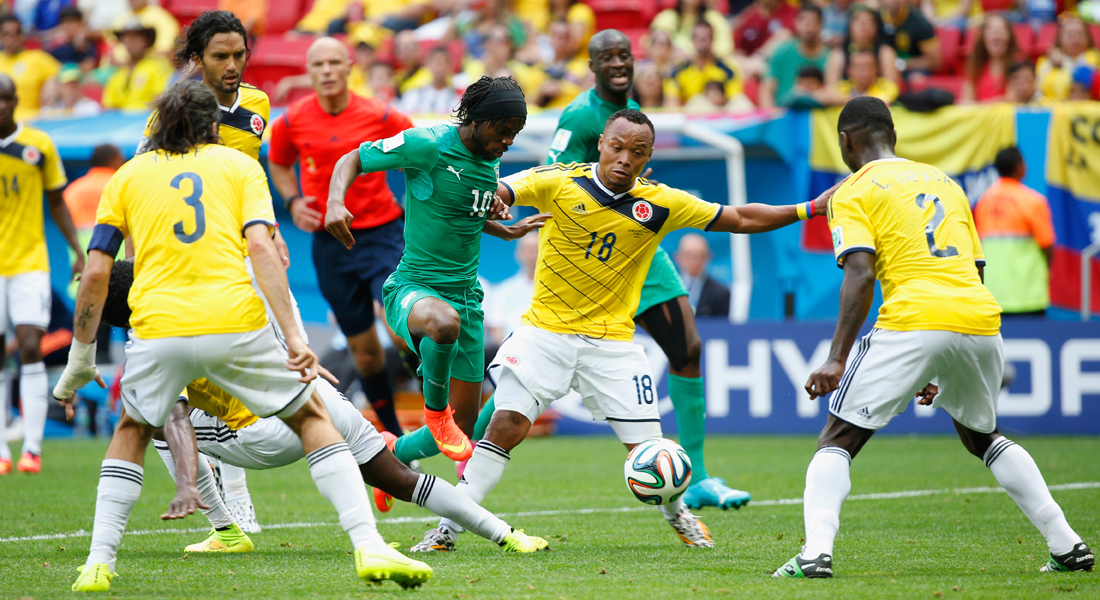 البرازيل 2014 كولومبيا تتأهل لدور الـ16 بالفوز على ساحل العاج - CNNArabiccom