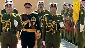 صورة من الأرشيف - العاهل الأردني الملك عبدالله الثاني في افتتاح دورة انعقاد البرلمان 10 فبراير/ شباط 2013