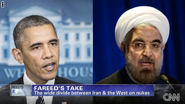  كيف ترى إيران الاتفاق النووي مقارنة مع الرؤية الأمريكية؟ Obama.rohani%20copy