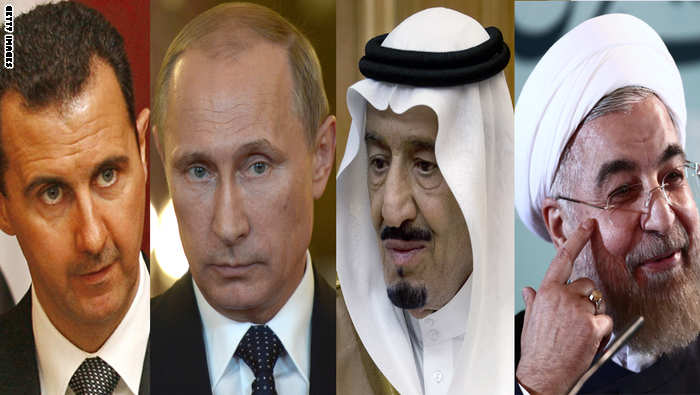 جولة اتصالات من بوتين إلى الأسد والملك سلمان وروحاني حول اتفاق وقف إطلاق النار في سوريا
