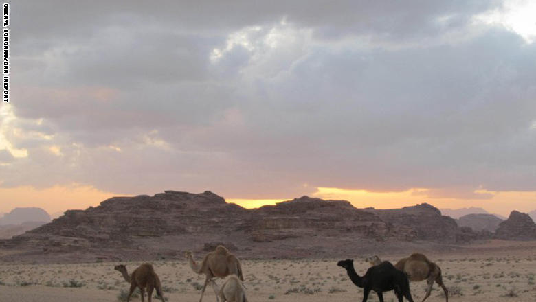تقرير سياحي عن الاردن 2017 ،2018 Tourist Attractions in Jordan 150622134047-camels-dusk-jordan-irpt-exlarge-169