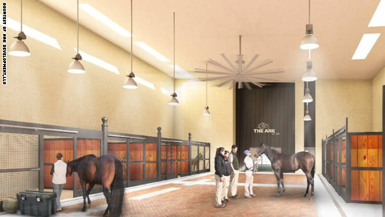 محطة مطار فاخرة ببركة سباحة وخدمة تدليك..الأولى من نوعها عالمياً للحيوانات فقط