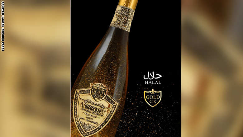 نبيذ "حلال" يسرق الأضواء في الشرق الأوسط برقاقات من الذهب
