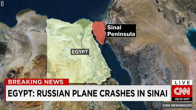 تحطم طائرة روسية تقل 224 راكبا بأجواء سيناء المصريه 1_CaptureStudio20151031161918_1