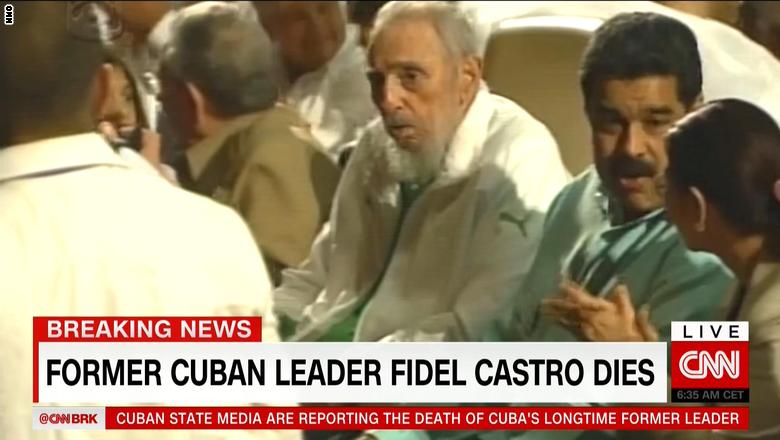 وفاة رئيس كوبا السابق فيديل كاسترو عن عمر يناهز 90 عاماً 1_CaptureStudio20161126133555_1