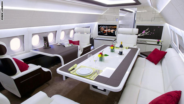 هذه طائرة "VIP" بكلفة 200 مليون دولار للأثرياء