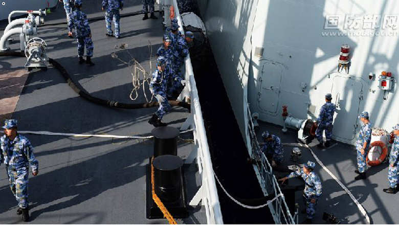  تدريبات عسكرية بحرية بين الصين وروسيا في البحر الابيض المتوسط China%20Russia%20Drill%209