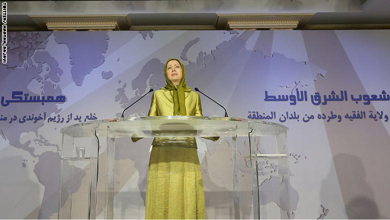 رئيسة المعارضة الإيرانية تنشر فيديو بعنوان "وقفة إجلال وتكريم لشهداء المقاومة السورية"