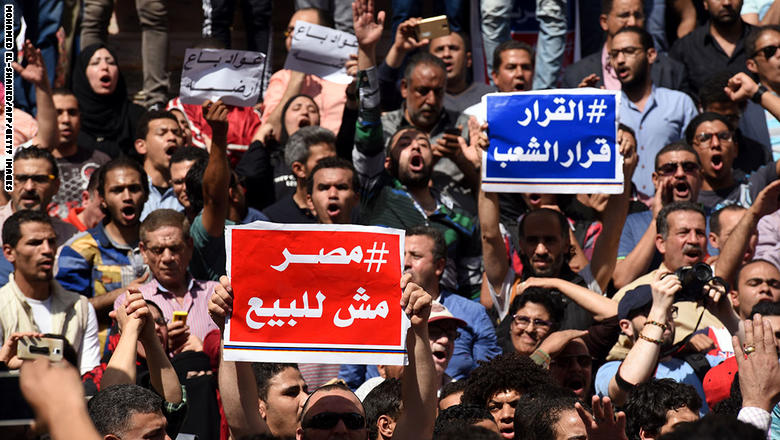 CNN: الإخوان "مصرية تيران وصنافير":