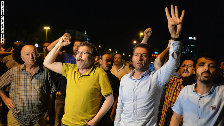 حركة "6 إبريل" المصرية للشعب التركي: "امتحان سهل.. ولا تصدقوا وعود قادة الانقلاب"