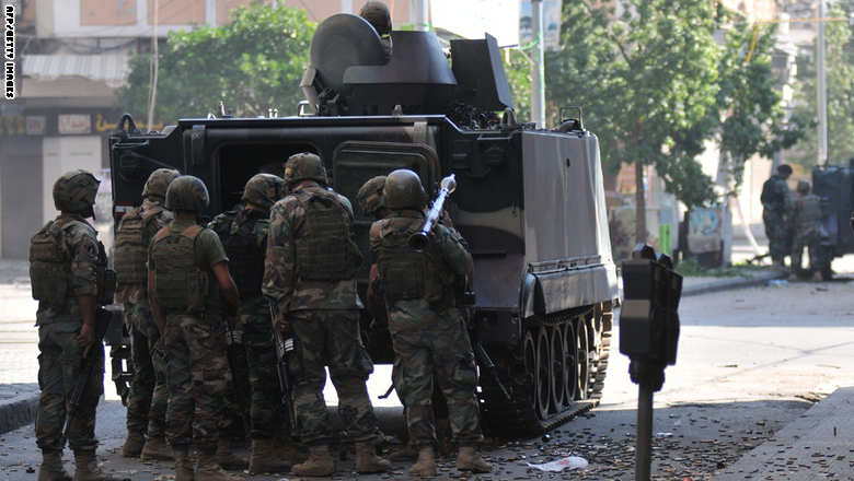 اشتباكات بين الجيش اللبناني ومسلحين في طرابلس  Lebanese-forces