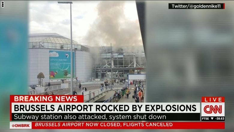 انفجاران قويان يهزان مطار بروكسل  ب بلجيكا Brussles%20explosions%208