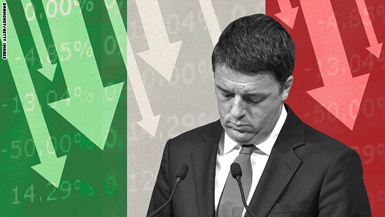 اليورو ينخفض أمام الدولار بعد رفض التعديلات الدستورية في إيطاليا Euro%20italy