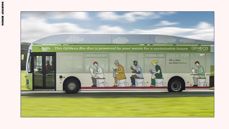 بريطانيا تعلن عن باص يعمل بالفضلات البشرية