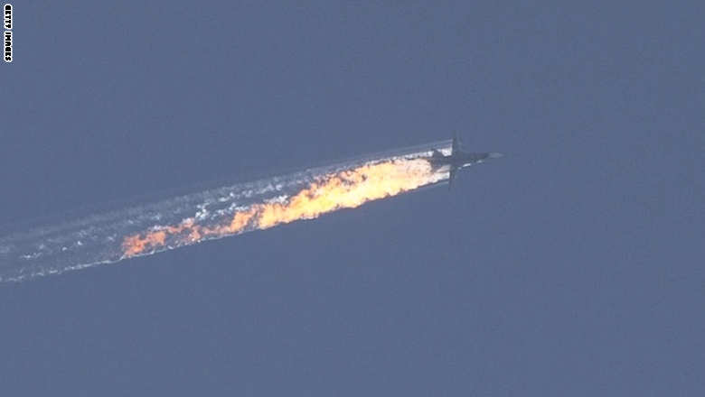 تركيا تُسقط طائرة حربية روسية في الأراضي السورية.. وموسكو تنفي انتهاكها المجال الجوي التركي  Russian