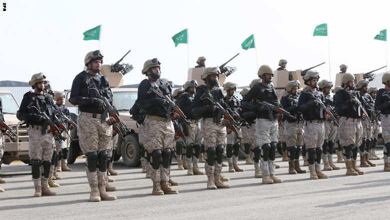 بدأ تدريبات عسكريه سعوديه-باكستانيه قرب الحدود مع اليمن  Saudi-pakistan9