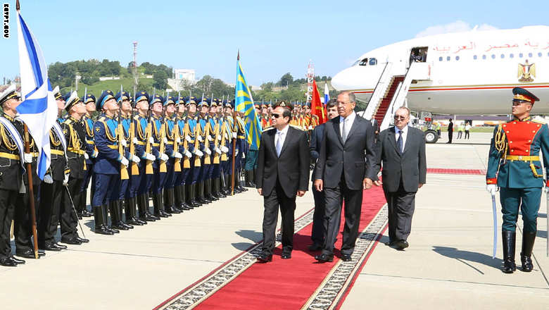 وصول الرئيس المصري إلى روسيا  Sisi.russia_0