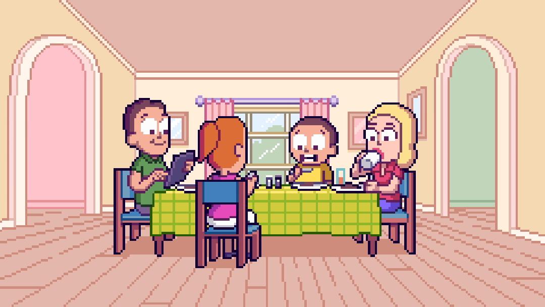 Featured image of post 8 Bit Rick And Morty Pixel Art Animator paul robertson created this awesome pixelated version of the intro from rick and morty