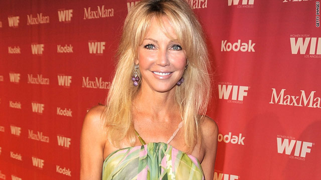 Actress Heather Locklear was ticketed for a misdemeanor  hit-and-run crash outside her California home.