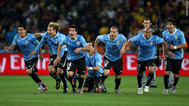 Uruguay beat Ghana on penalties to earn Dutch clash - CNN.com