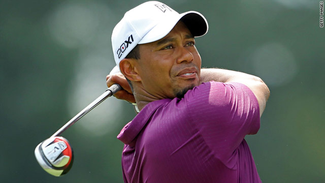 Tiger looks the part on return to action but trails Scott by six shots ...