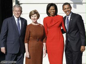 الثوب الذي ارتدته ميشيل عند زيارة البيت الأبيض كان من تصميم ماريا بينتو
