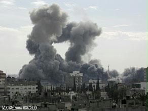 غزة تحت القصف الإسرائيلي المتواصل