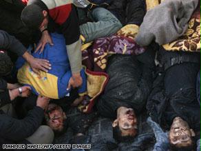 350 قتيلاً سقطوا بأول ثلاثة أيام لعملية ''الرصاص المصبوب'' في غزة 