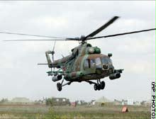 مروحية Mi-8 روسية الصنع من نفس طراز الطائرة المنكوبة