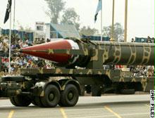 صاروخ من الترسانة العسكرية الباكستانية
