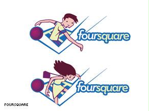 شعار موقع foursquare