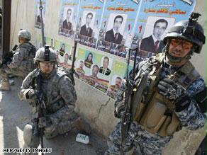 القوات الأمريكية تدعم قوات الأمن العراقية لمواجهة أعمال عنف محتملة خلال الانتخابات