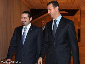الأسد بحث مع الحريري تجاوز الآثار السلبية التي شابت العلاقات بين البلدين