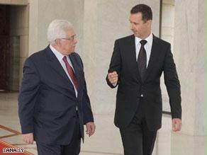 الأسد يحث عباس على تعزيز المصالحة