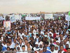 من الاحتفالات الانتخابية التي شهدتها نواكشوط