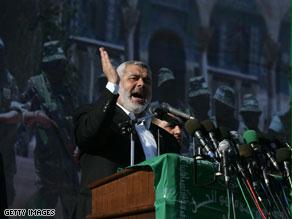 قال هنية إن ''حماس'' متمسكة بالحوار والسعي لتحقيق المصالحة