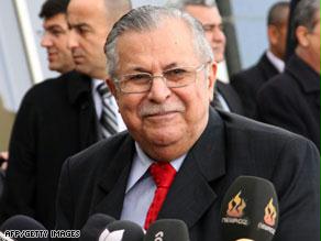 الرئيس العراقي غير راض عن اتهامات المالكي لسوريا