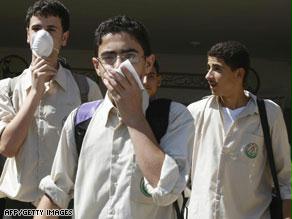 غزة تبدأ معركة ''انفلونزا الخنازير''
