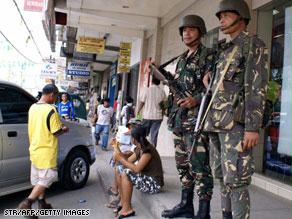 عناصر من الجيش الفلبيني في مناطق جنوبي البلاد