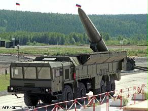 صاروخ روسي من طراز ''اسكندر''