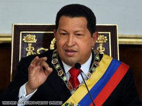 شافيز سيناقش مع سائر القادة آثار الأزمة المالية العالمية