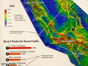 توقعات بحدوث هزة مدمرة في ولاية كاليفورنيا في 2037