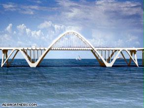 صورة تخيلية للجسر المزمع إنشاؤه