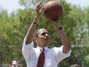 الرئيس الأمريكي من محبي كرة السلة