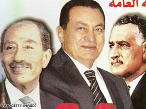 عبدالناصر والسادات ومبارك